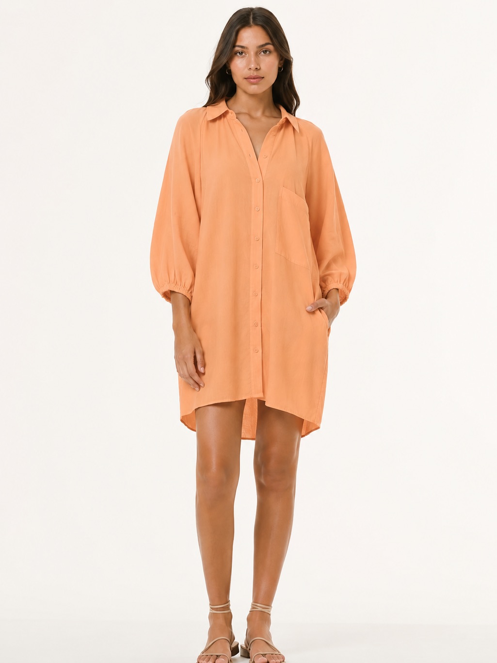 Yf&B Sailboat Linen Shirt Dress Sz M
